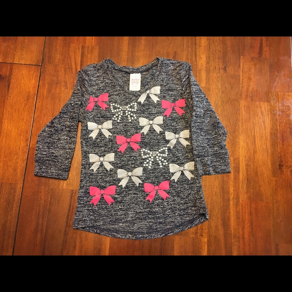 Girls 3/4 sleeve top