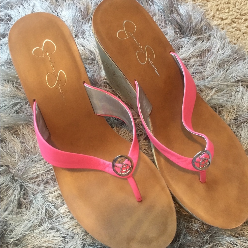 Jessica Simpson wedges