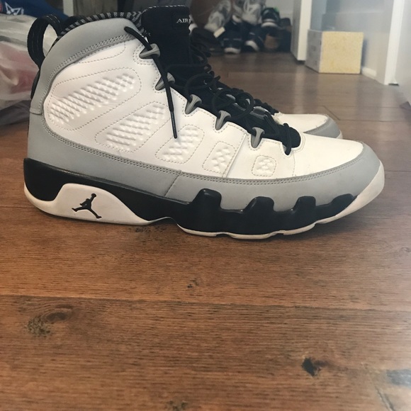 Jordan Shoes | Air Jordan Retro 9s Size 5 Blackwhitegrey | Poshmark
