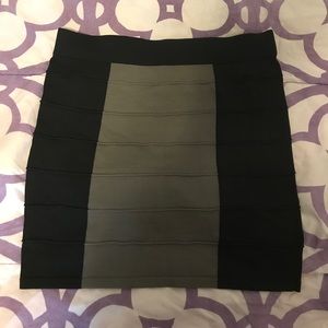 XL BLK/GRY SKIRT