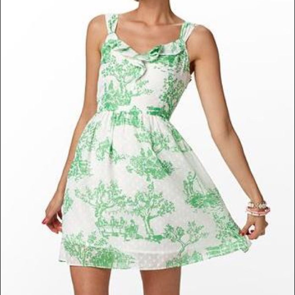 Lilly Pulitzer Peggy Dress in spring fever toile