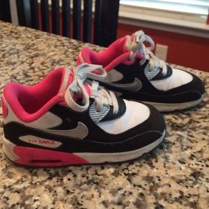 Toddler Nike AirMax 8c black and Pink