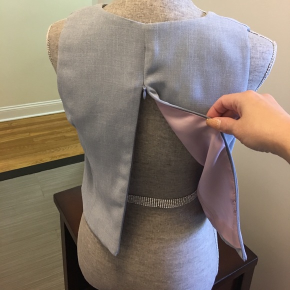 NWT ! light gray top with business jacket sz6 ! - Picture 8 of 8