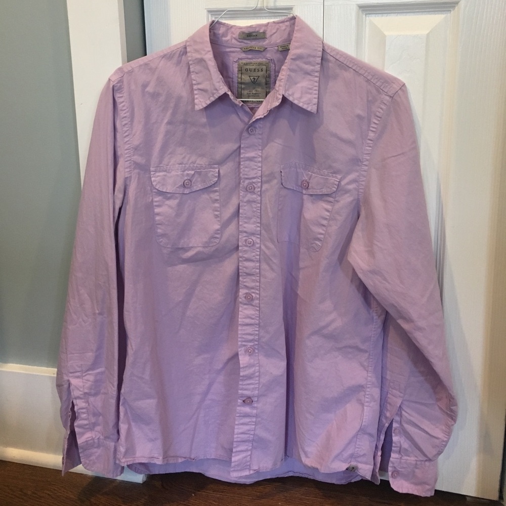 Men's Guess Logan Casual Button Down