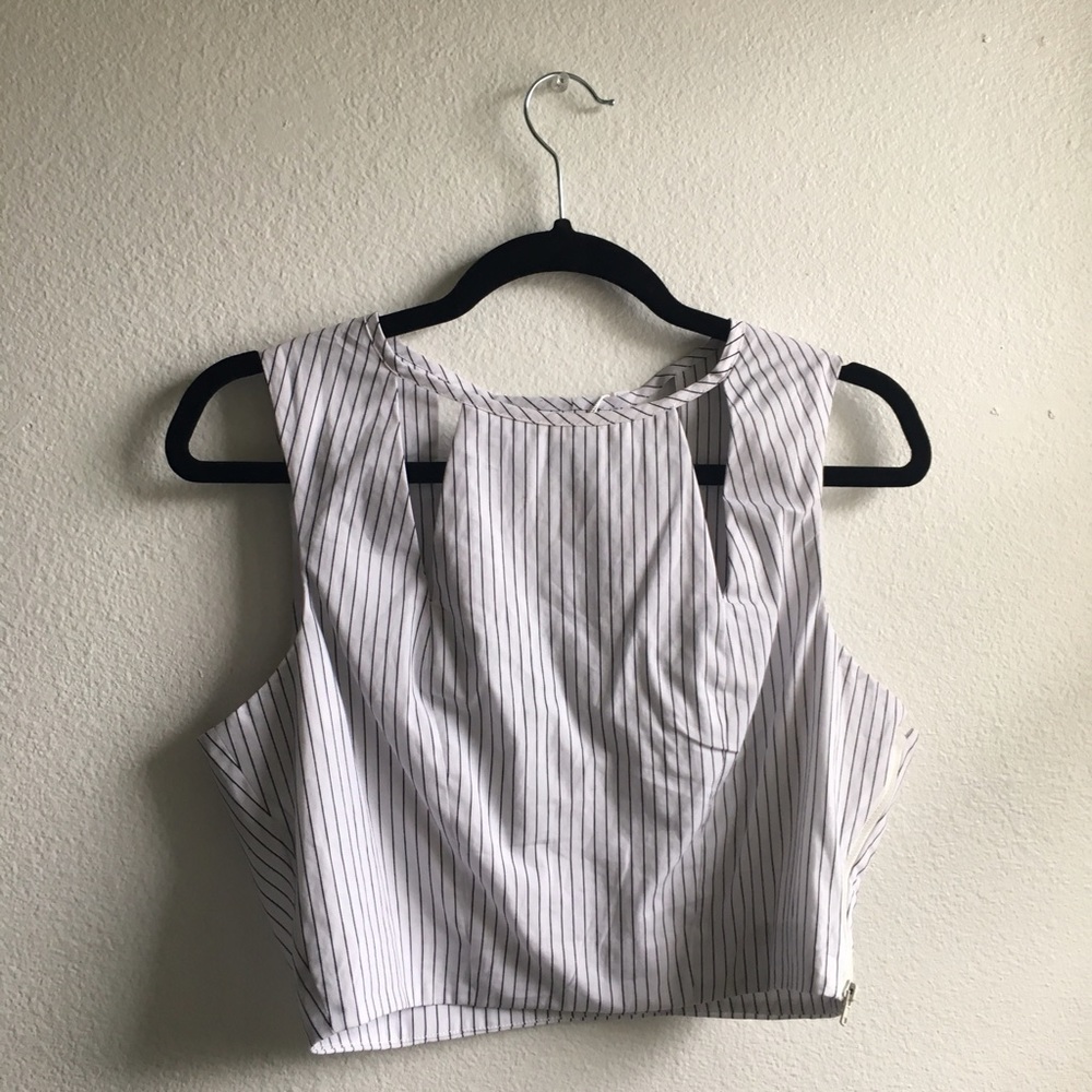 Tobi Striped Crop Top