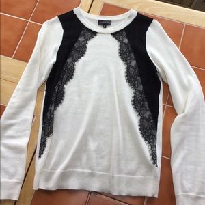 The Limited pretty lace sweater