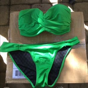 Green Victoria's Secret bathing suit