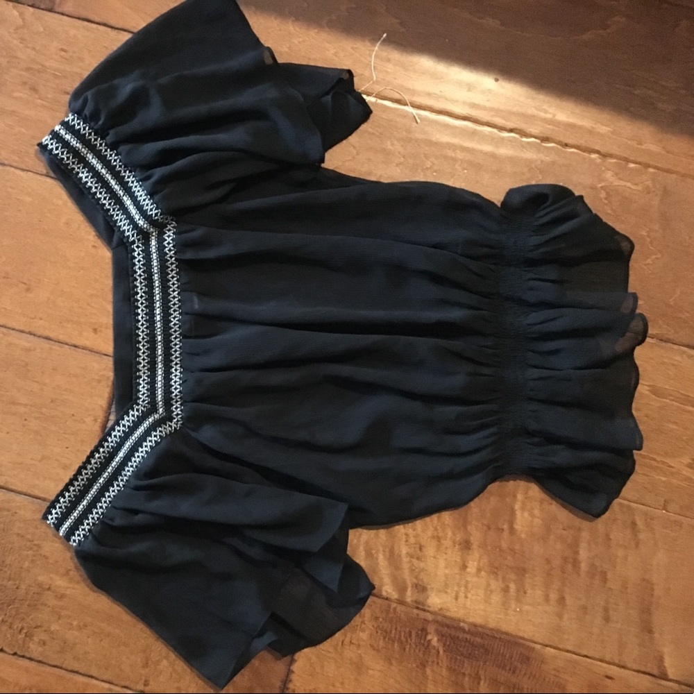 Sheer bohemian shirt
