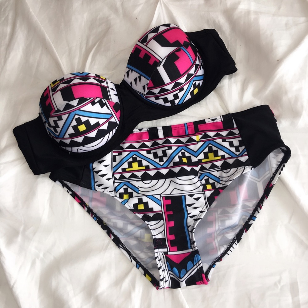 High waisted bikini set!
