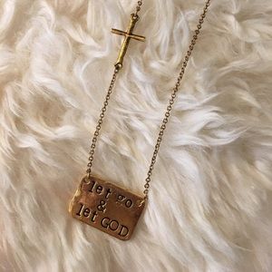 Alisa Michelle gold finish necklace