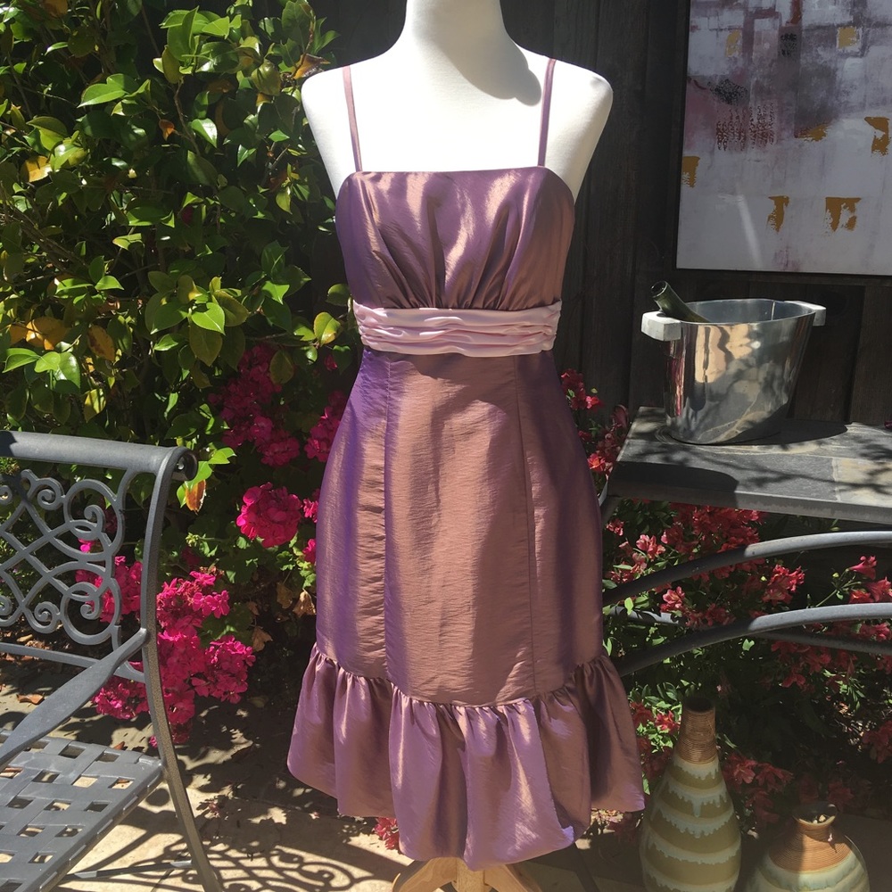 IMPRESSION Iridescent Taffeta Dress EUC!