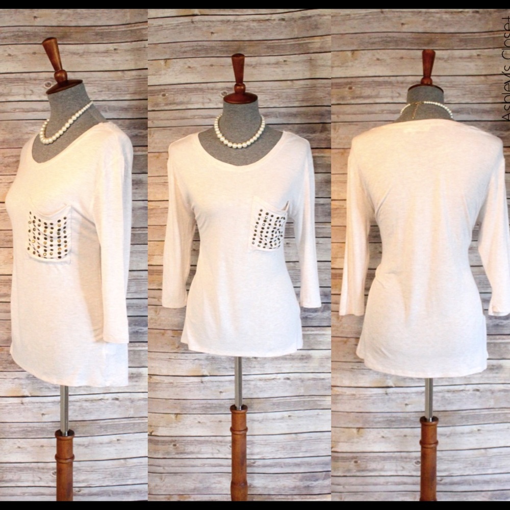 HEART & HIPS | Beige Crop Sleeve Top