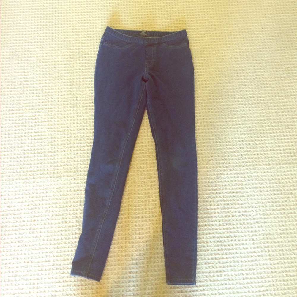 Blue jeggings