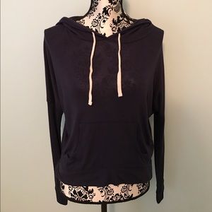 Abercrombie & Fitch soft navy hoodie