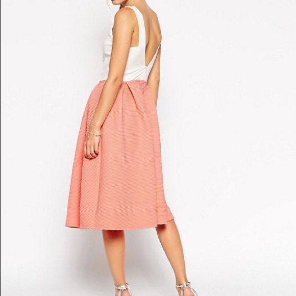 Midi Two Tone Dress - Picture 2 of 5