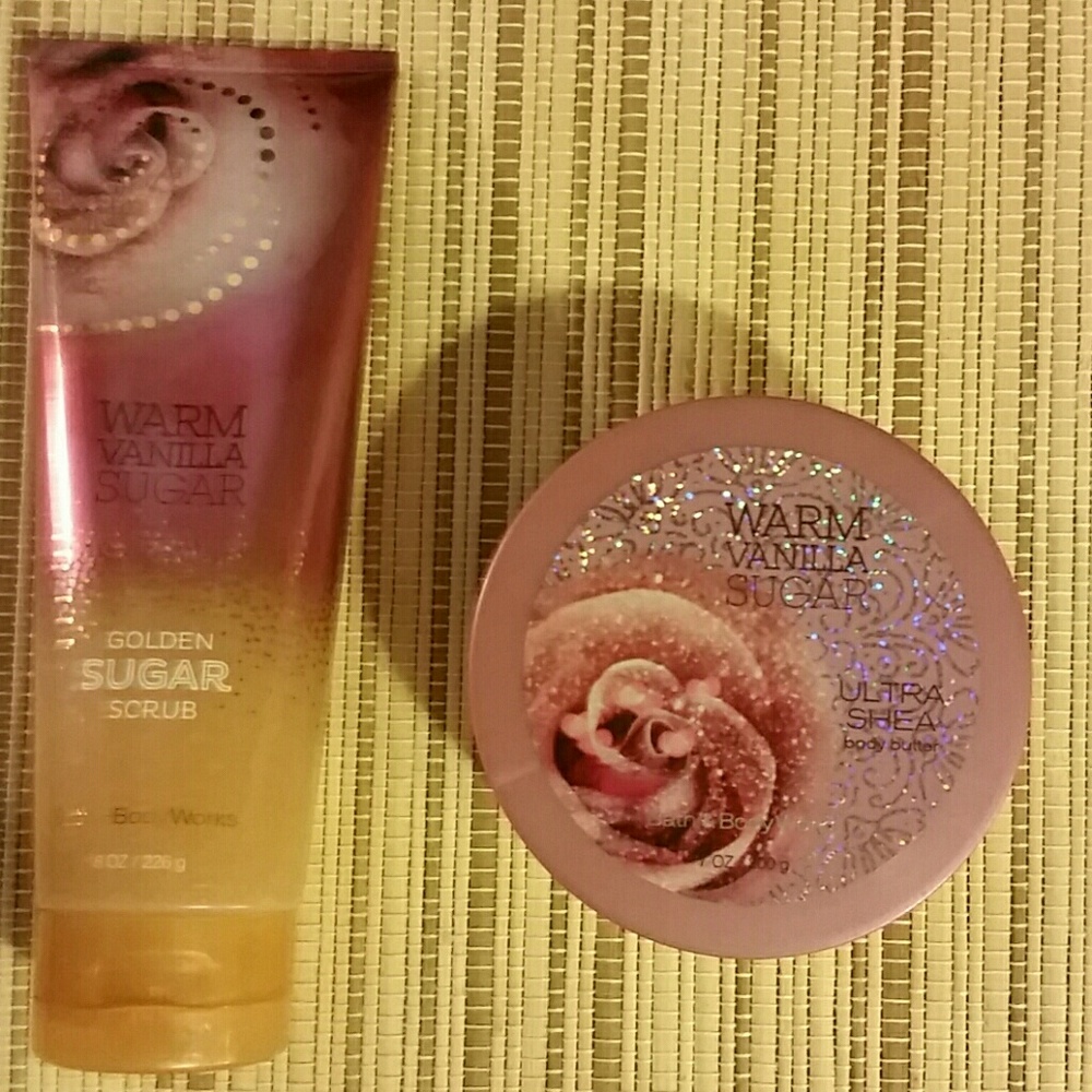 Bath &Body Works warm vanilla sugar duo