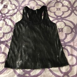 Black matte sequence top