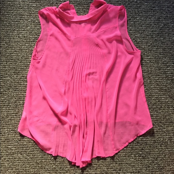 Pink AEO Sleeveless Blouse - Picture 4 of 6