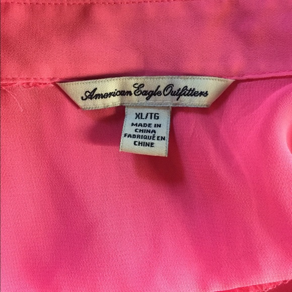 Pink AEO Sleeveless Blouse - Picture 5 of 6