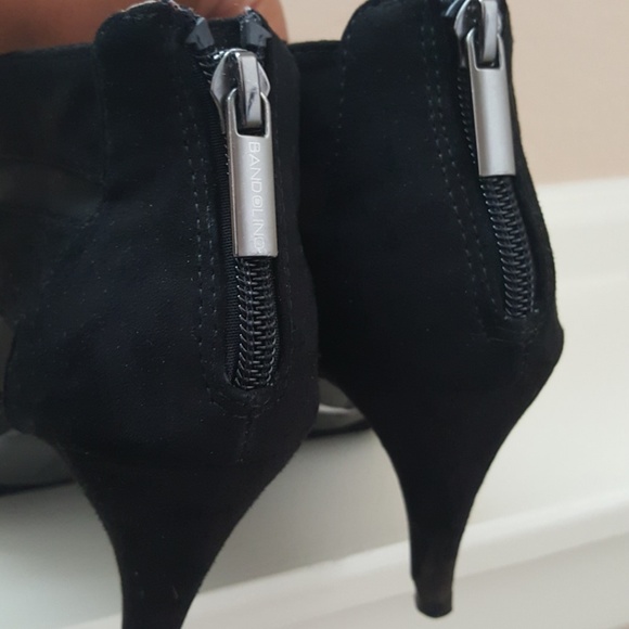 Bandolino Booties w. Mesh detail - Picture 3 of 5