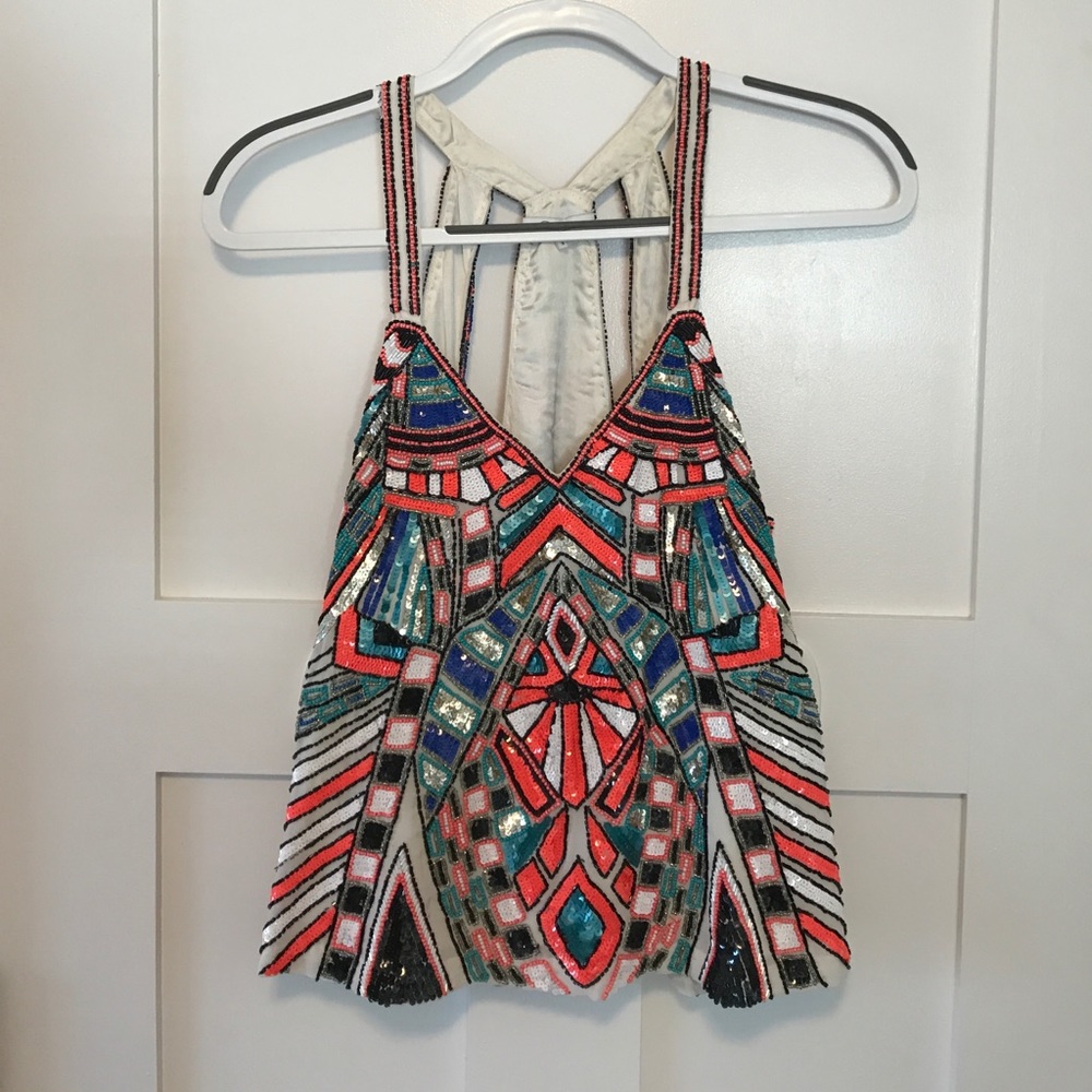 Parker size small beaded top great condition