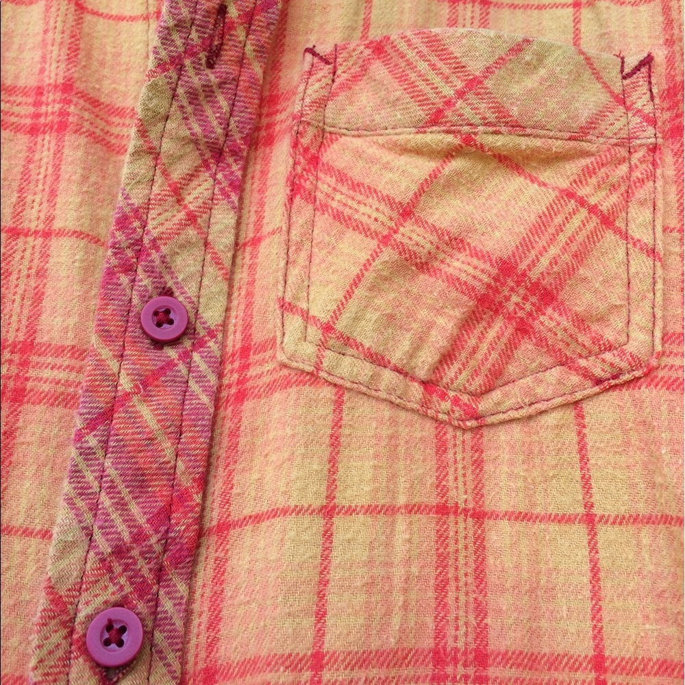 Kids "Sun Kissed" Vintage Flannel Shirt