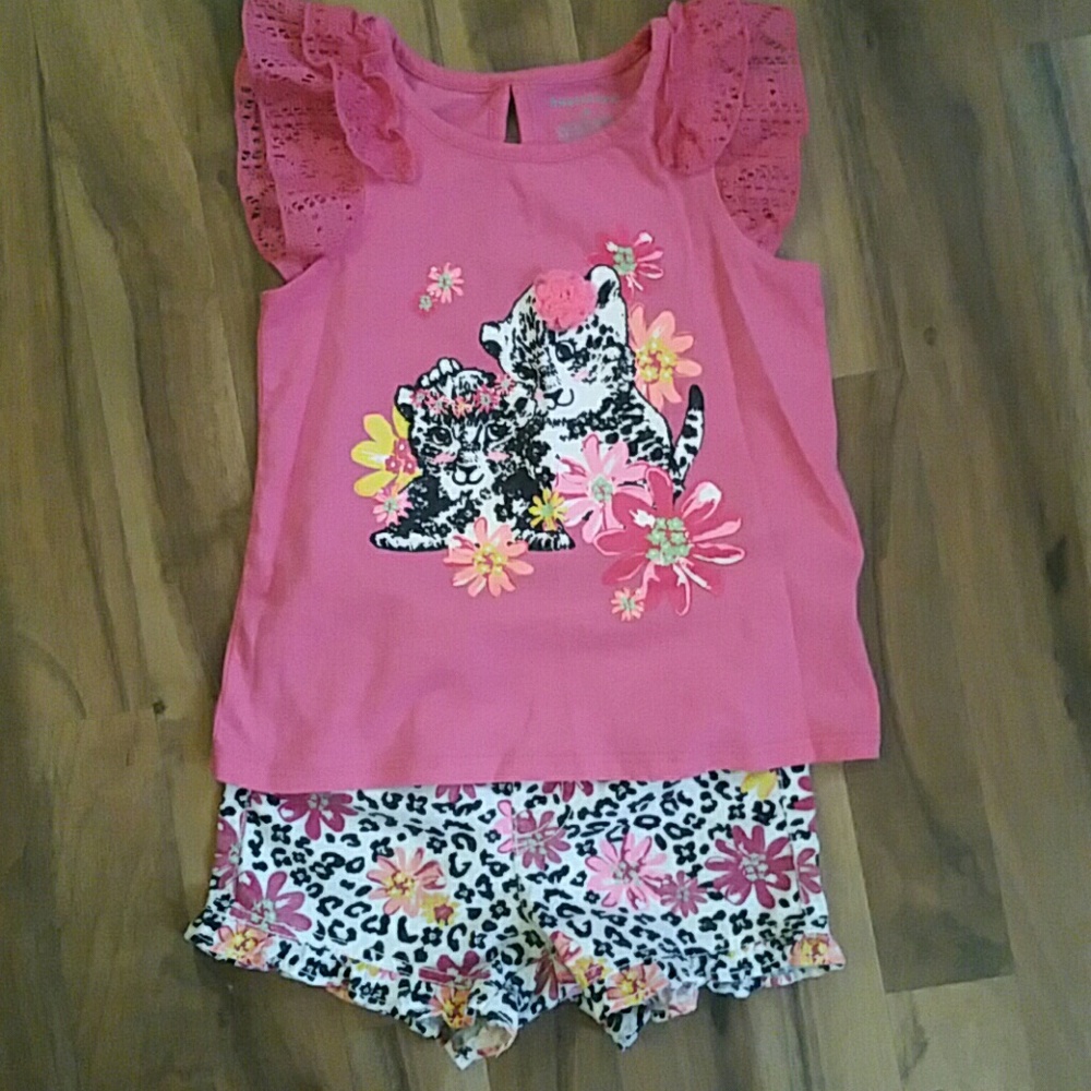 Toddler Girls 3t Summer Matching Outfit Like New