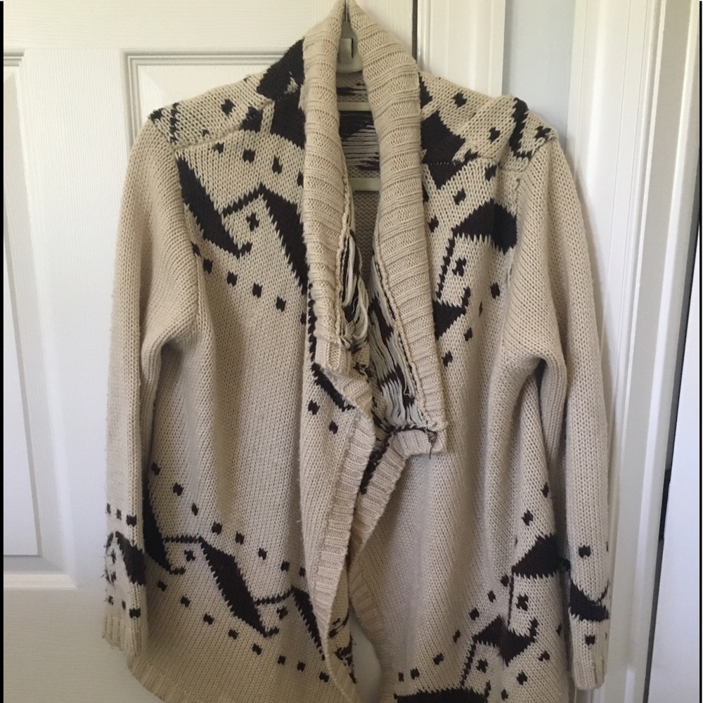 costa blanca heavy knit cardigan