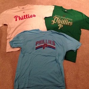 Bundle of 3 Men's Phillies Shirts