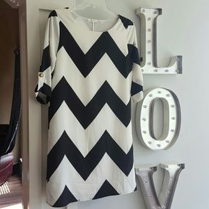 Everly chevron dress