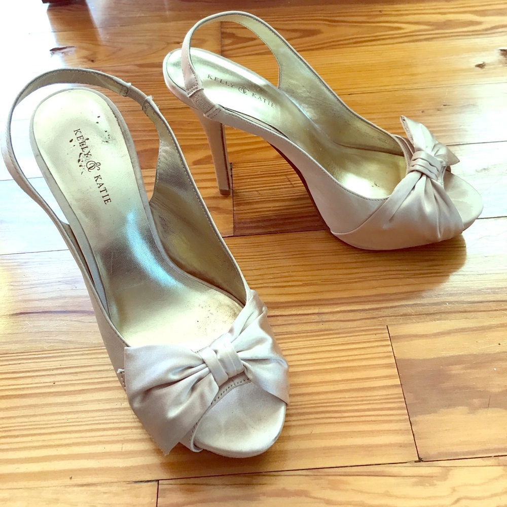 Kelly & Katie open toe heels