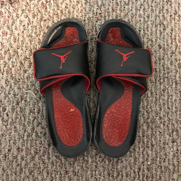jordan hydro slides size 10