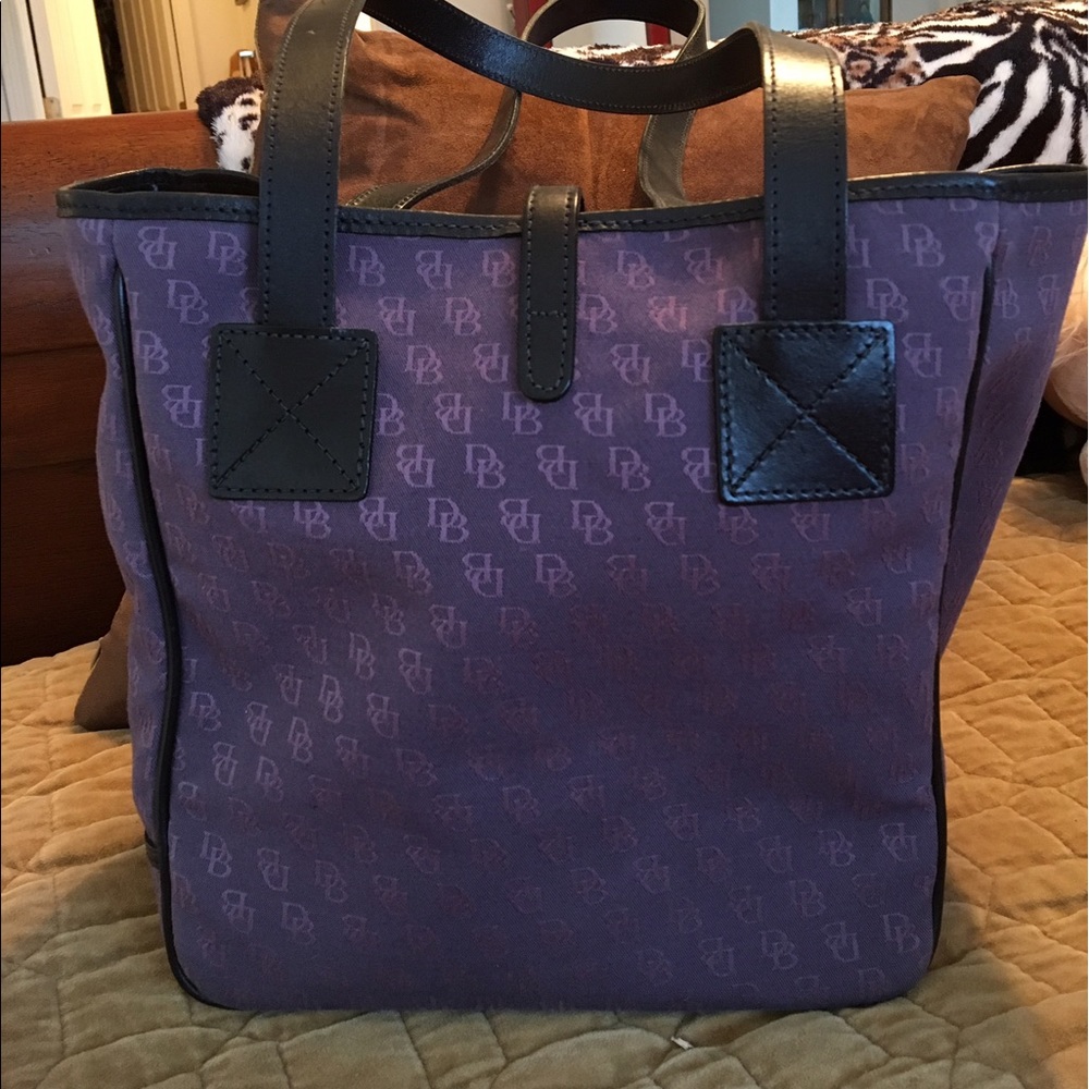 Authentic Dooney & Bourke Leather and canvas