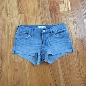 Light wash Abercrombie and fitch shorts