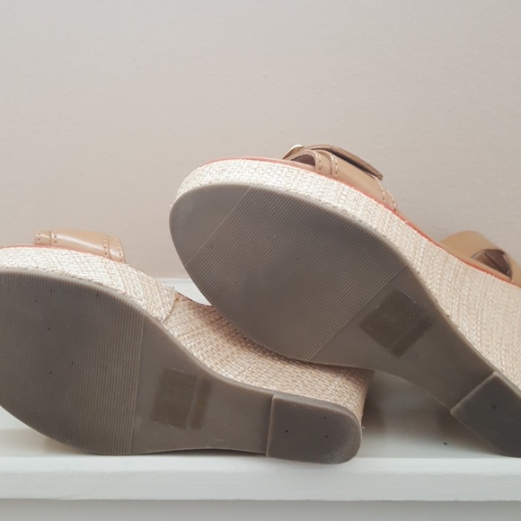 Camel Colored Wedges - Just Fab - Picture 4 of 4