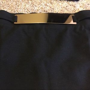 Black pencil skirt
