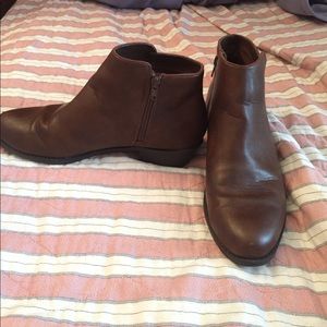 Dark brown booties!