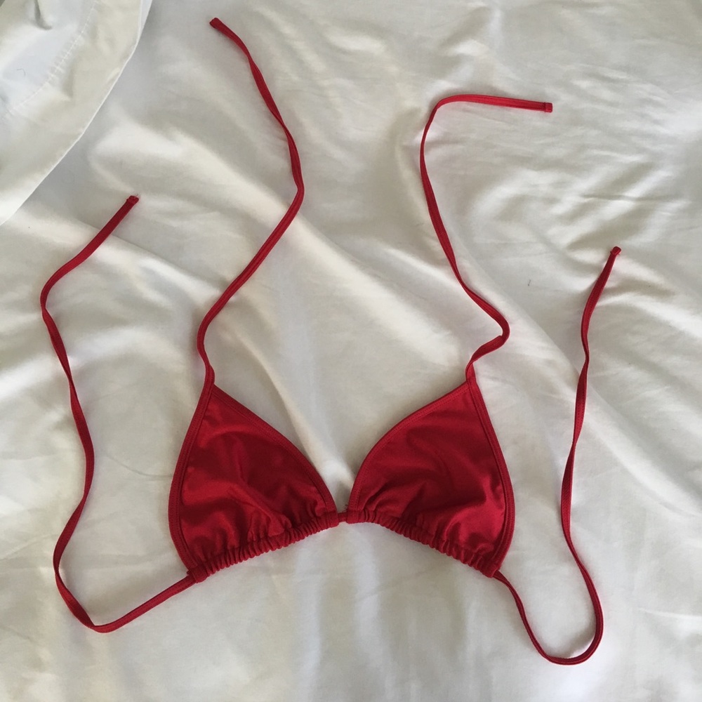 American Apparel Triangle Bikini Top