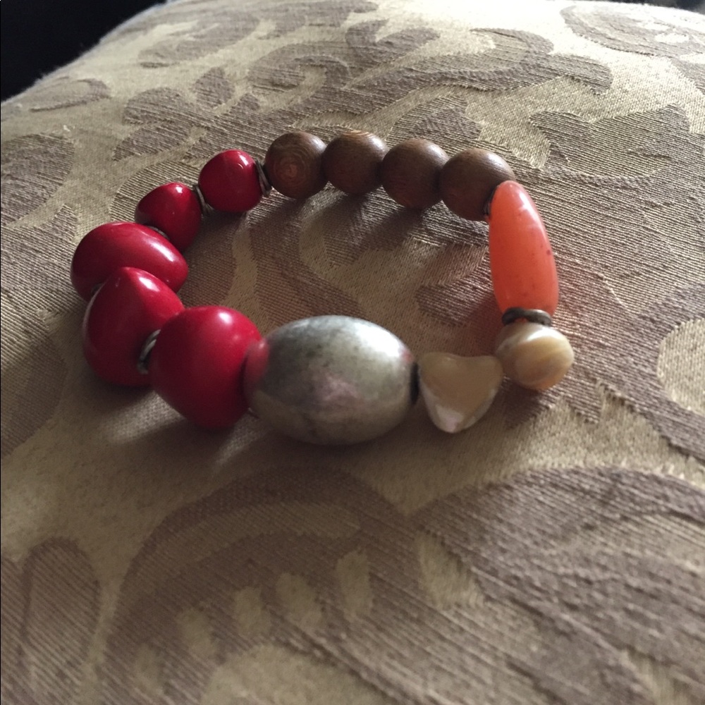Wooden Bead Bracelet