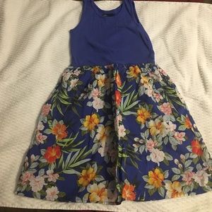 GapKids cotton tank floral dress Size 8