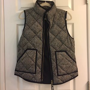 J Crew Houndstooth Vest