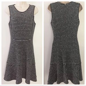 Theory Dresses - Theory Nikay Purposeful Stripe Fit Flare Dress Theory Dresses - Theory Nikay Purposeful Stripe Fit Flare Dress