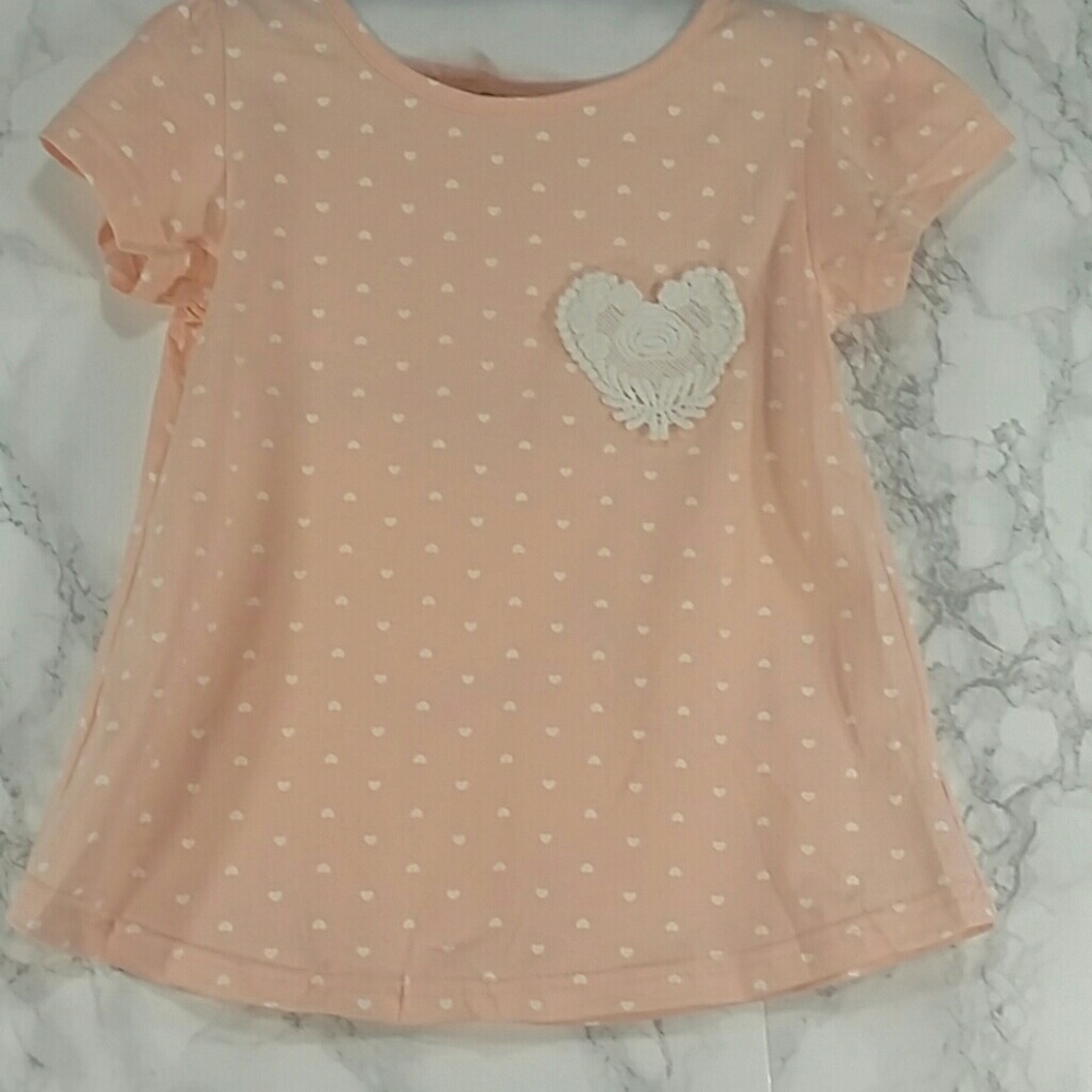 Pastel Pink Hearts 2 pc set. Kids :) - Picture 2 of 7