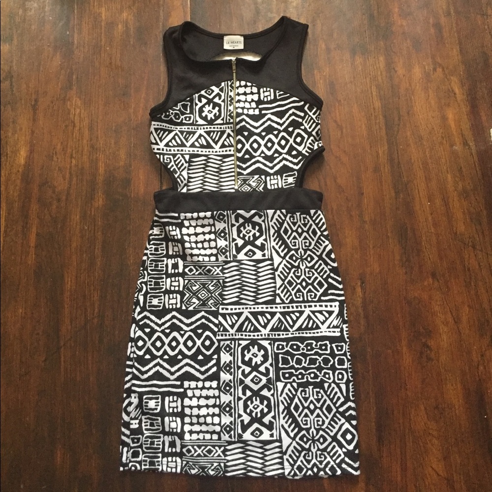 Ladies cut out dress