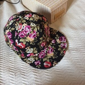 Floral Snapback Hat