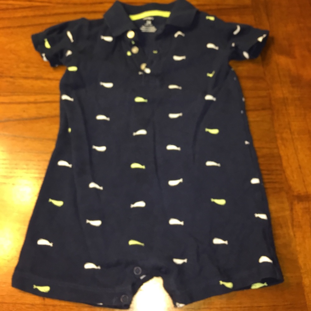 Infant Boys Carter's one piece with Whales