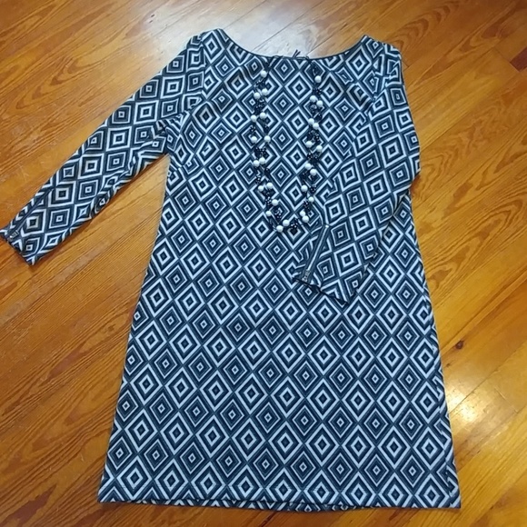 new directions Dresses & Skirts - Plus size New Directions black/white/grey dress