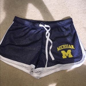 University of Michigan shorts