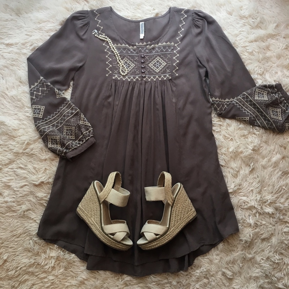 Monoreno Embroidered Tunic/Dress