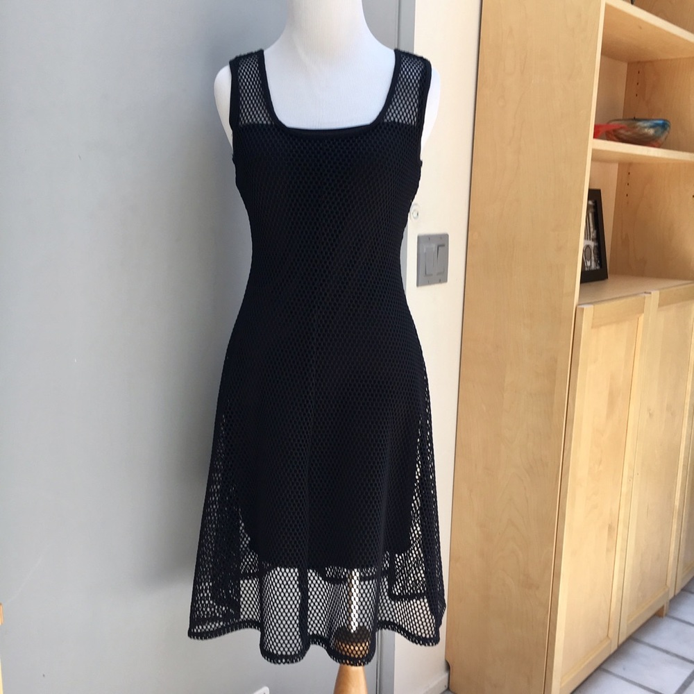 Anthropologie Weston Net Cocktail Party Dress